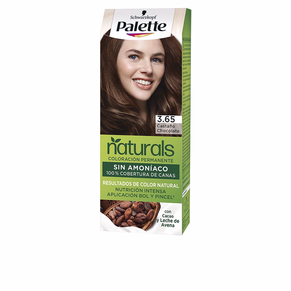 PALETTE NATURAL dye #3.65-chocolate brown 1 u