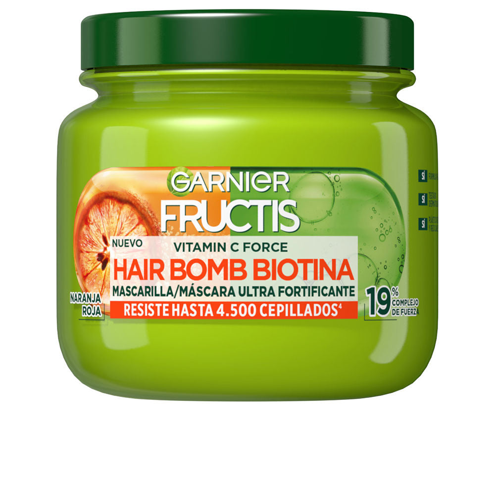 GARNIER FRUCTIS VITAMIN C FORCE & BIOTINA hair bomb mask 320 ml