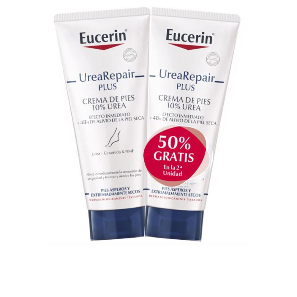 EUCERIN UREAREPAIR PLUS FOOT CREAM 10% UREA LOT 2 x 100 ml