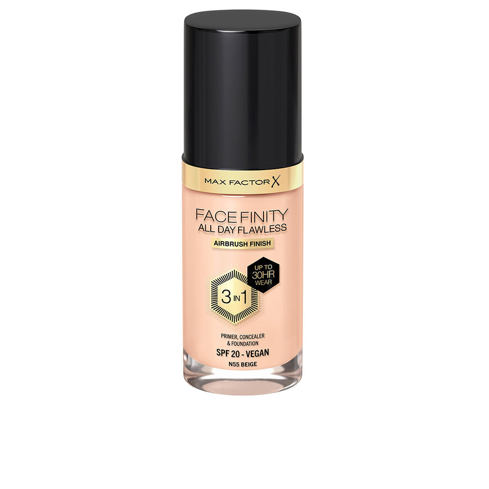 MAX FACTOR FACEFINITY 3IN1 primer, concealer & foundation #55-beige 30 ml