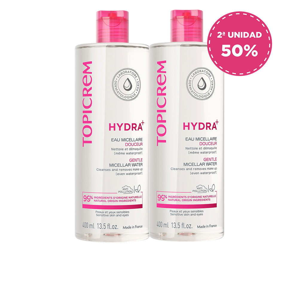 TOPICREM HYDRA+ SOFT MICELLAR WATER PACK 2 x 400 ml