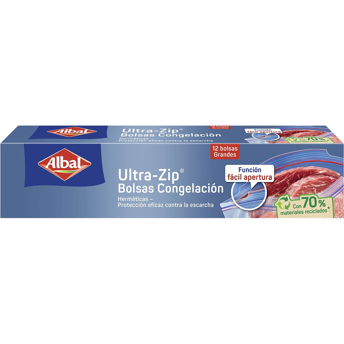 ALBAL LARGE HERMETIC FREEZER BAGS 12 u