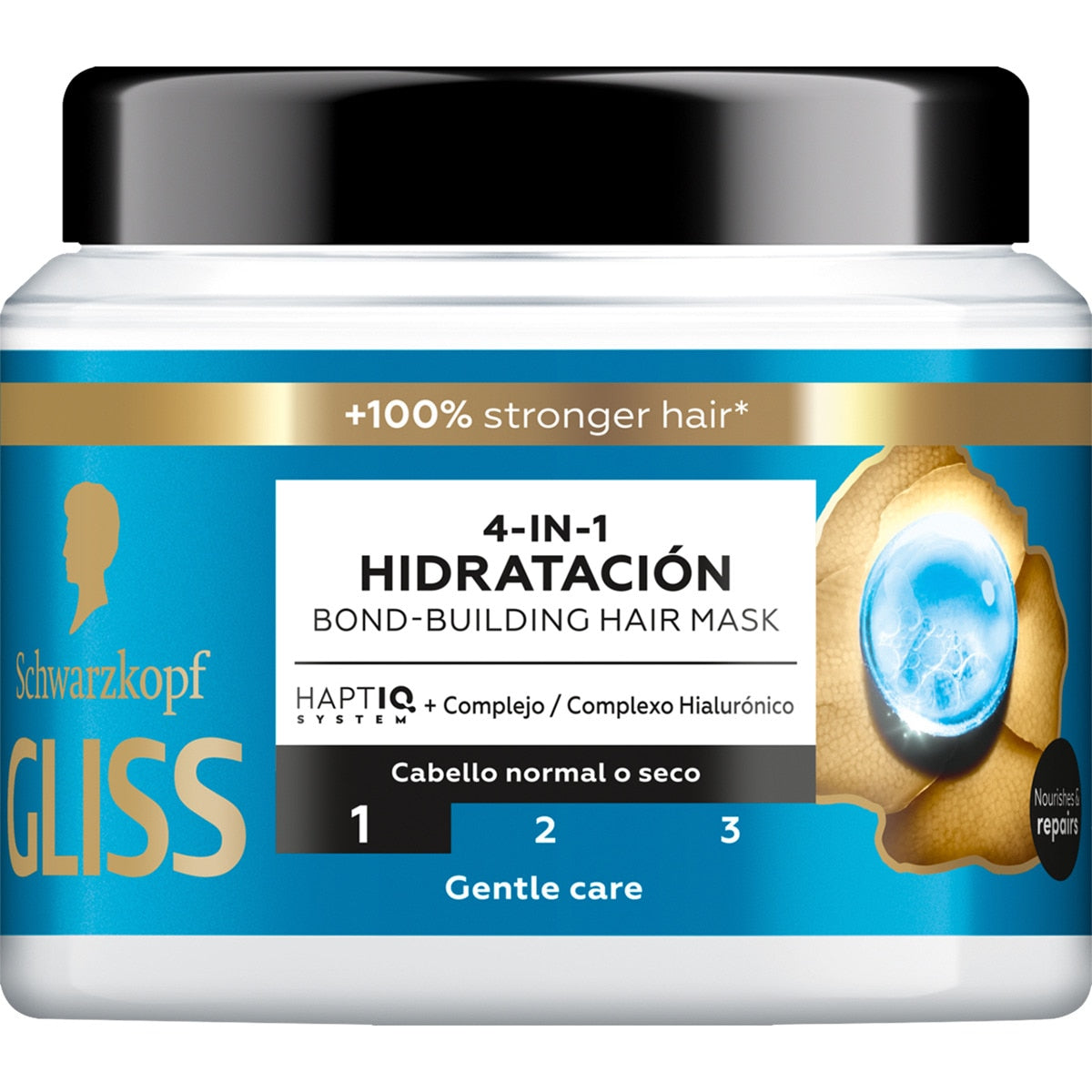 SCHWARZKOPF MASS MARKET GLISS AQUA REVIVE maschera 400 ml