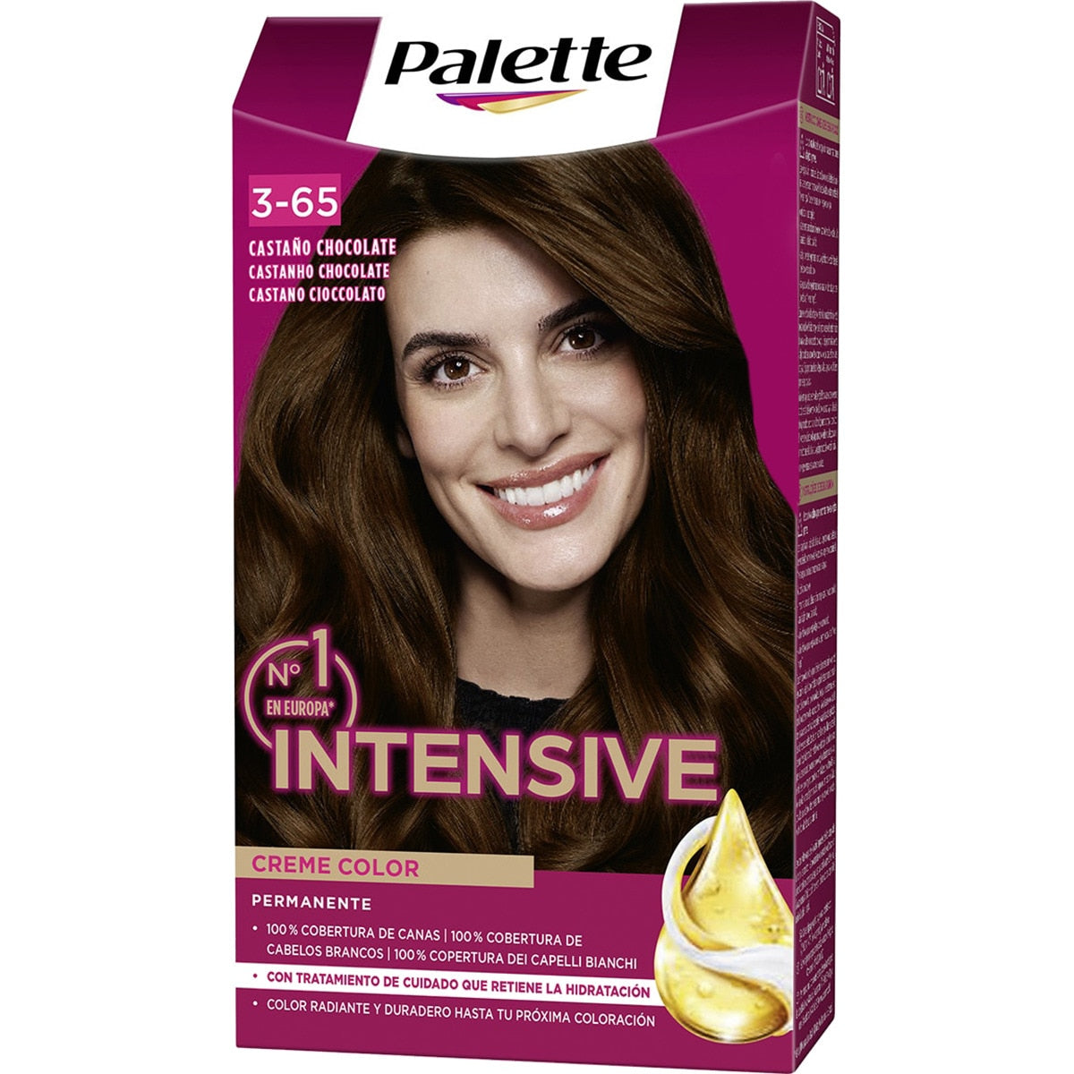 PALETTE INTENSIVE tintura #3.65-marrone cioccolato 1 pz