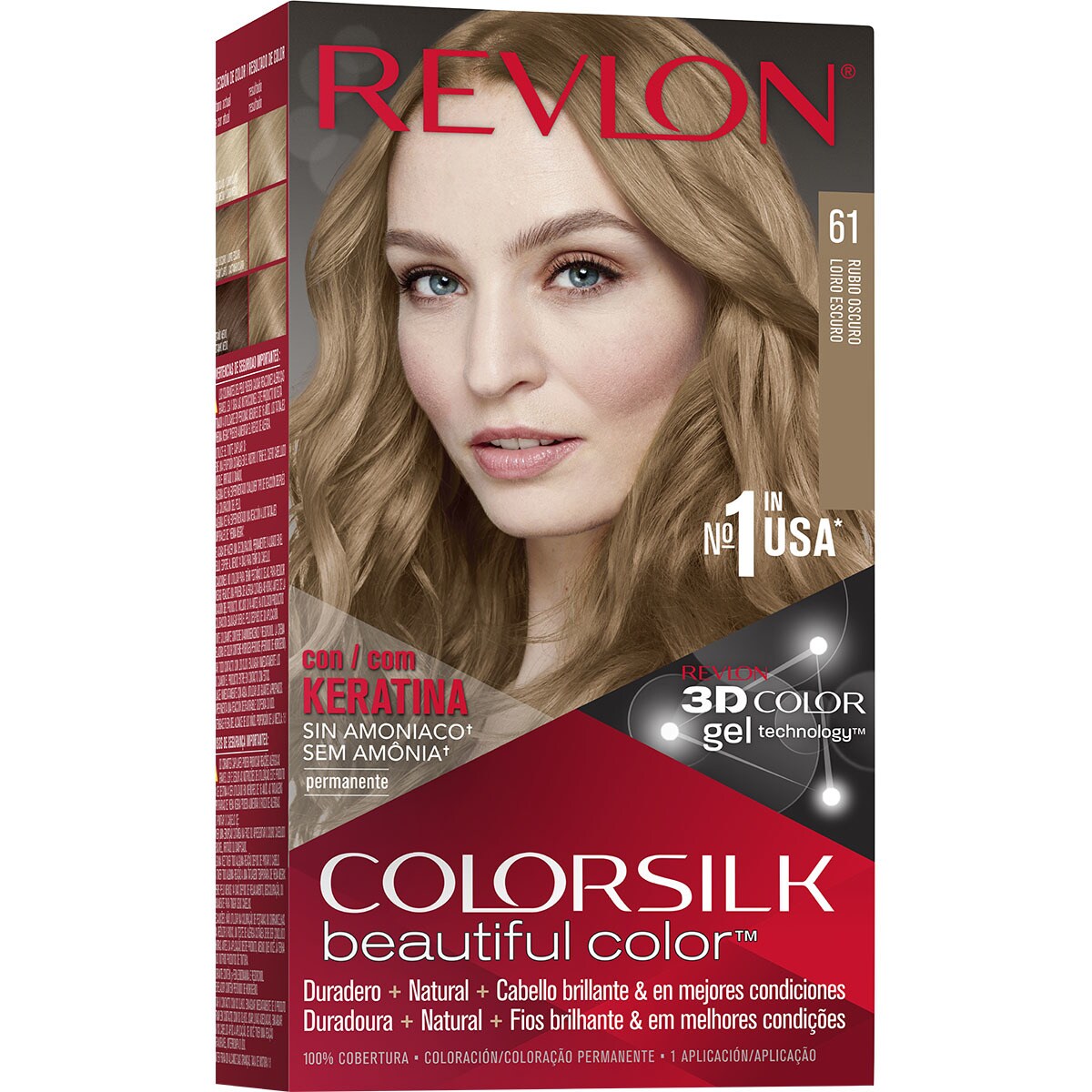 REVLON MASS MARKET COLORSILK tinta #61-biondo scuro 1 pz