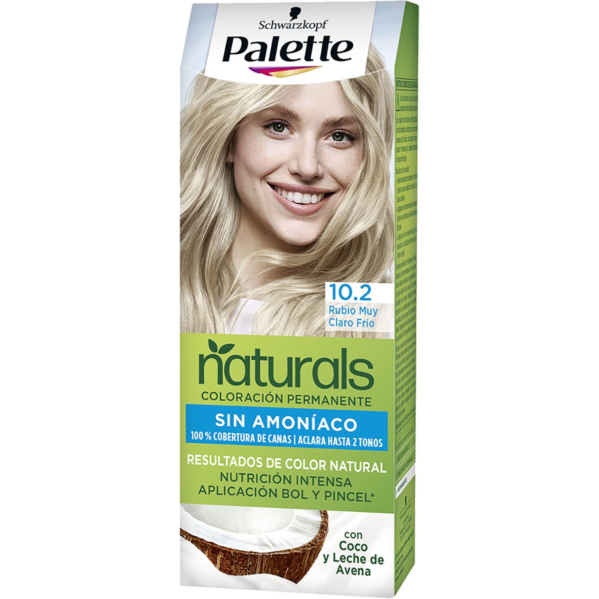 COLORATION PALETTE NATURELLE #10.2 - blond froid très clair 1 unité
