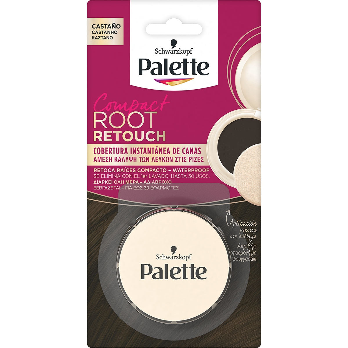PALETTE ROOT RETOUCH COMPACT ritocca le radici #castane 3 gr