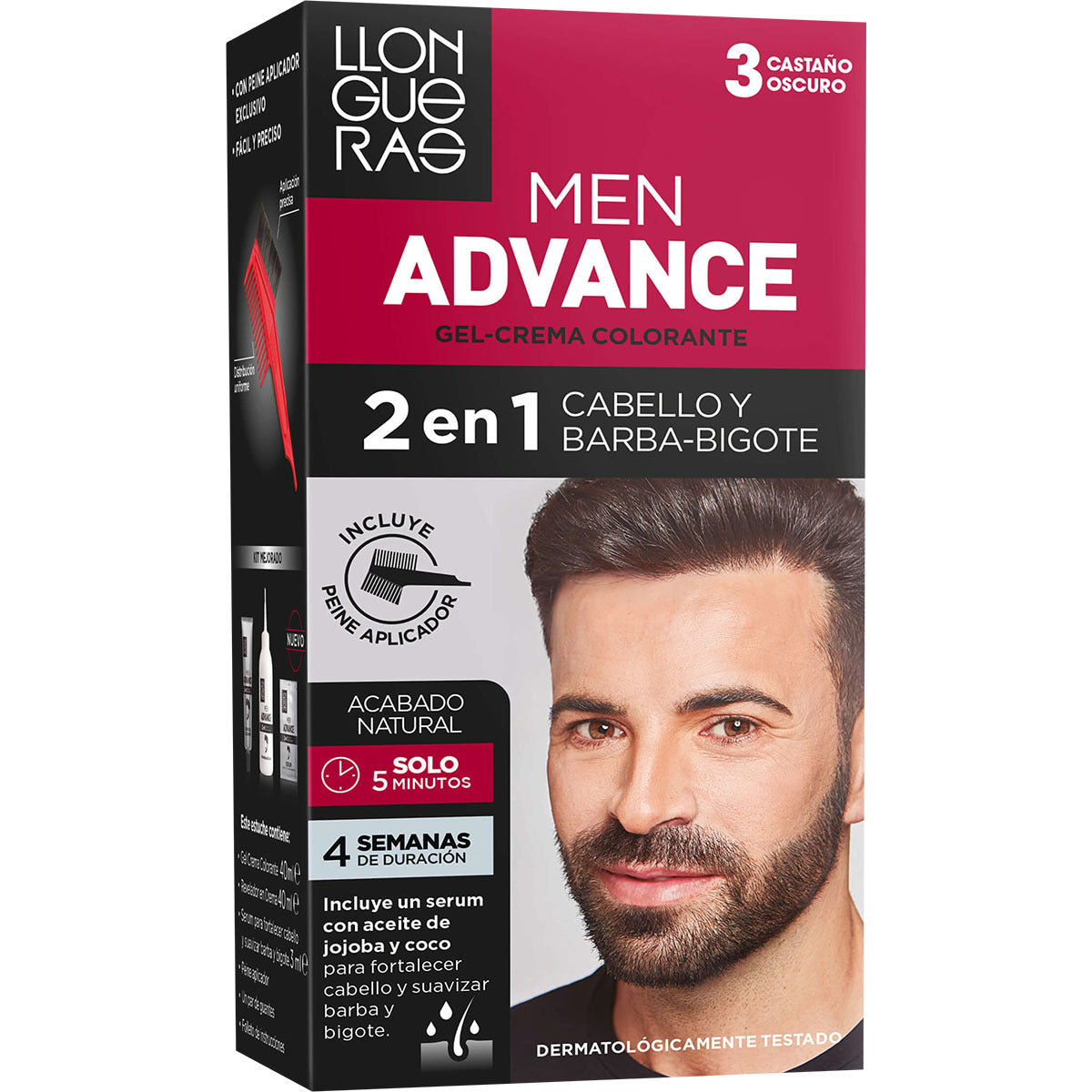 LLONGUERAS UOMO ADVANCE #3-castano scuro 1 pz