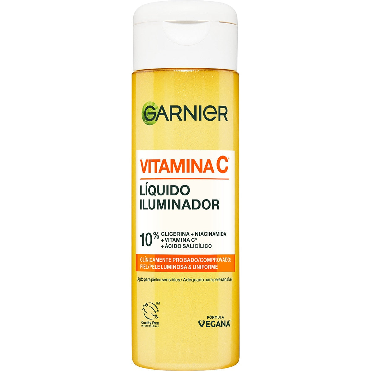 GARNIER Vitamina C liquido illuminante per una pelle radiosa e uniforme 120 ml