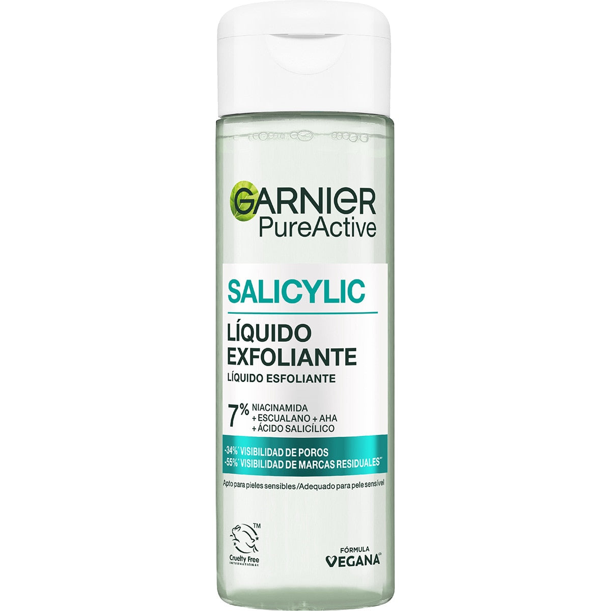 GARNIER PURE ACTIVE SALICYLICO fluido esfoliante 120 ml