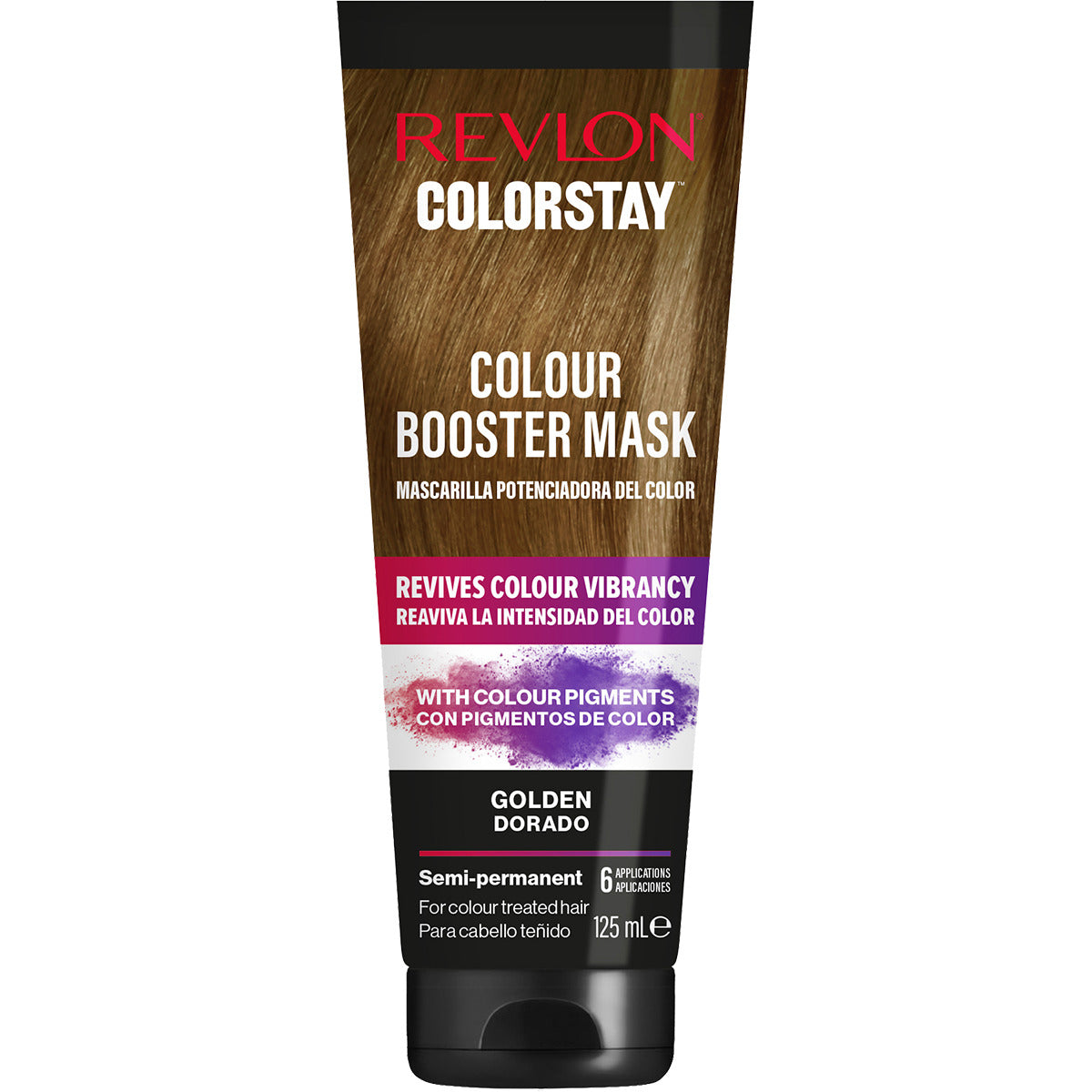 REVLON GRANDE DISTRIBUTION COLORSTAY masque rehausseur de couleur #golden 125 ml