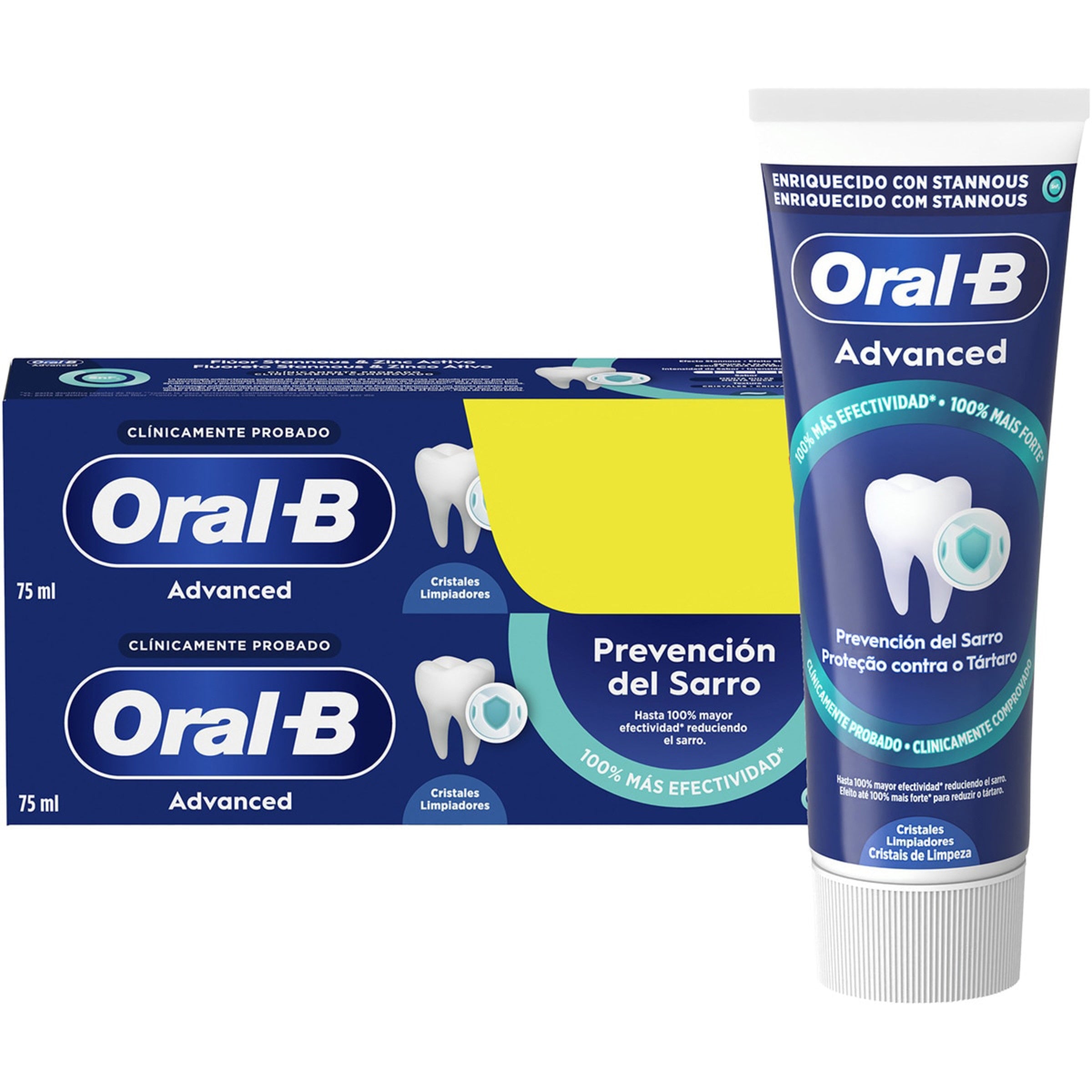 ORAL-B TARTAR PREVENTION dentifricio 2 x 75 ml