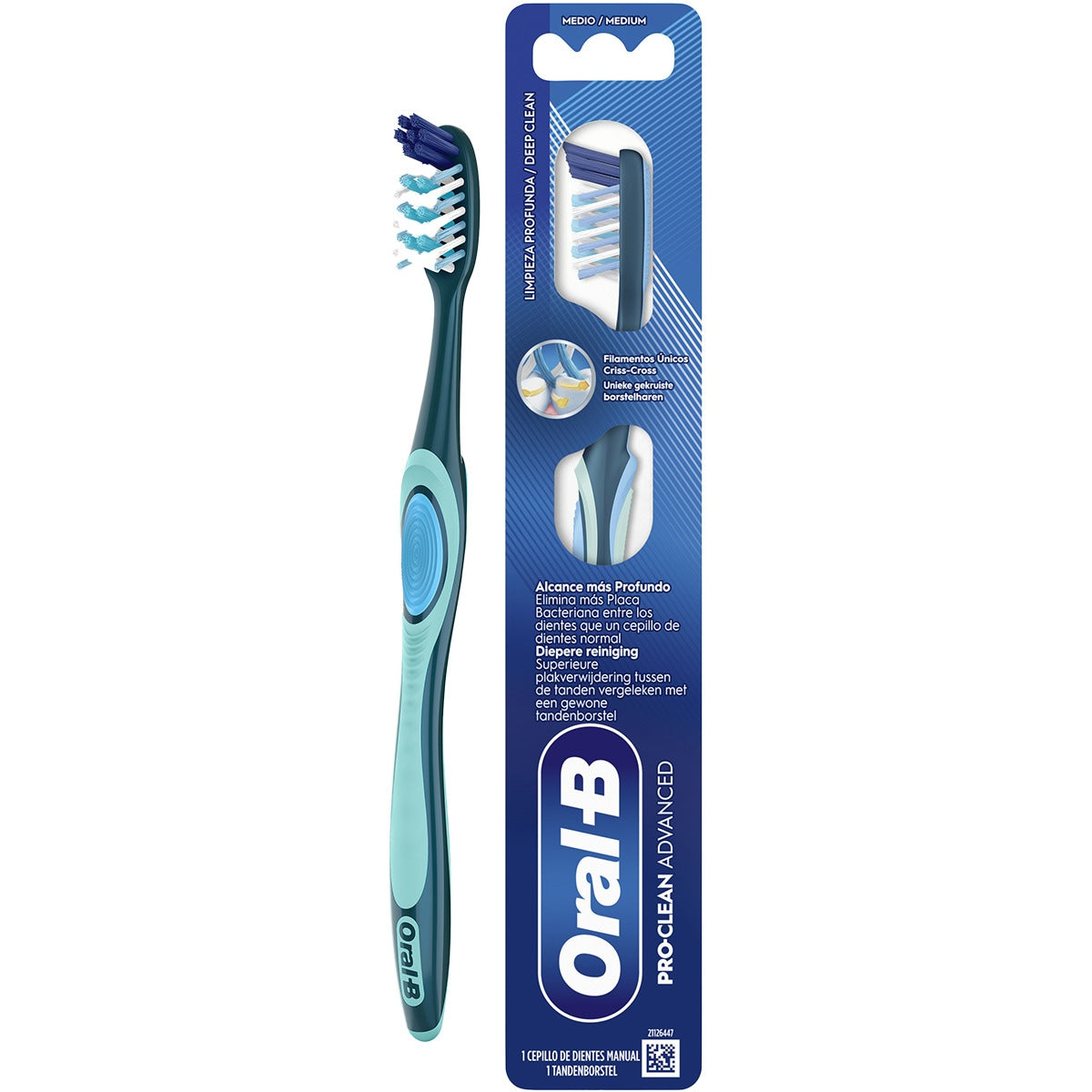 Brosse à dents ORAL-B PROCLEAN ADVANCED 40 #medium 1 unité