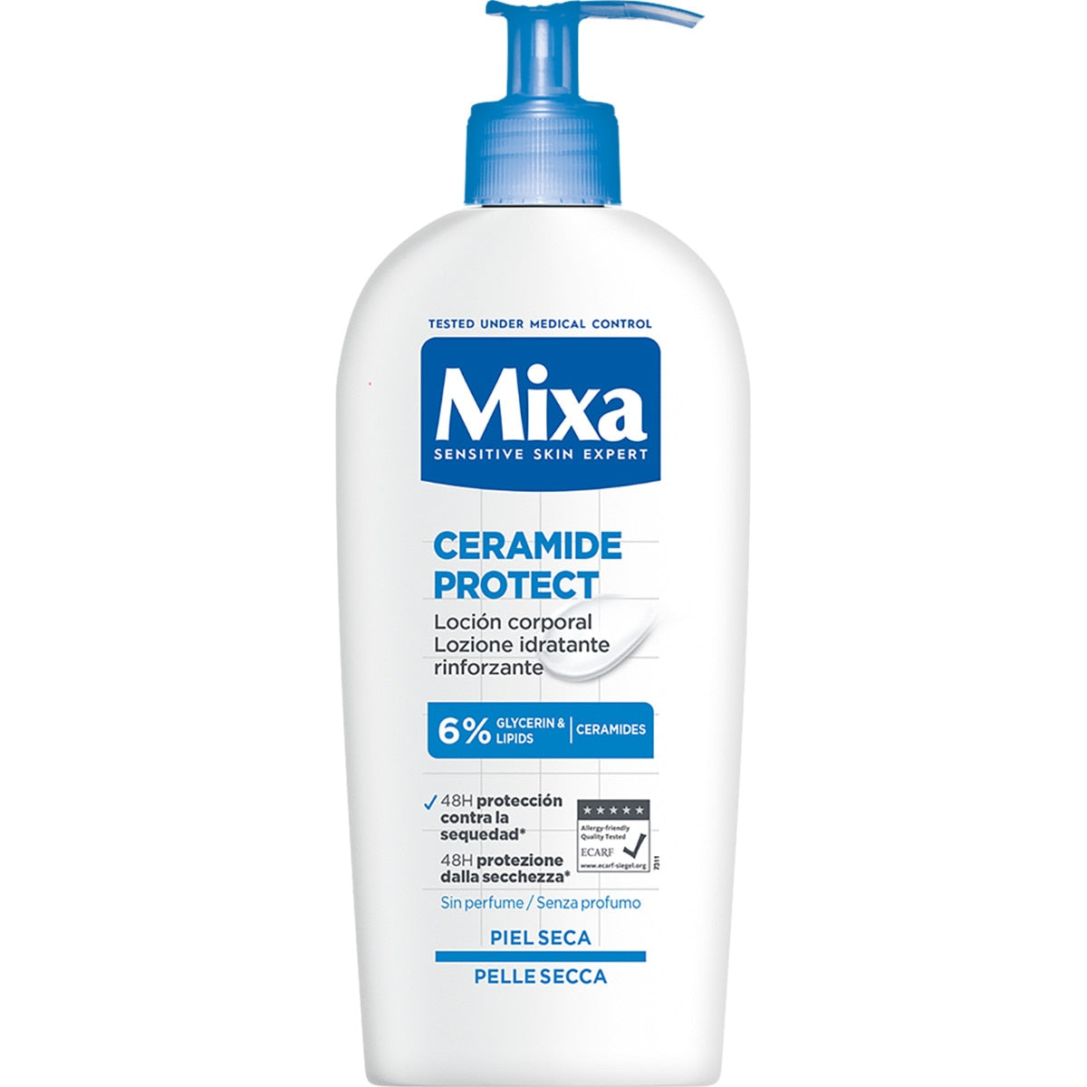 MIXA CERAMIDE PROTECT lozione corpo idratante per pelle secca 400 ml