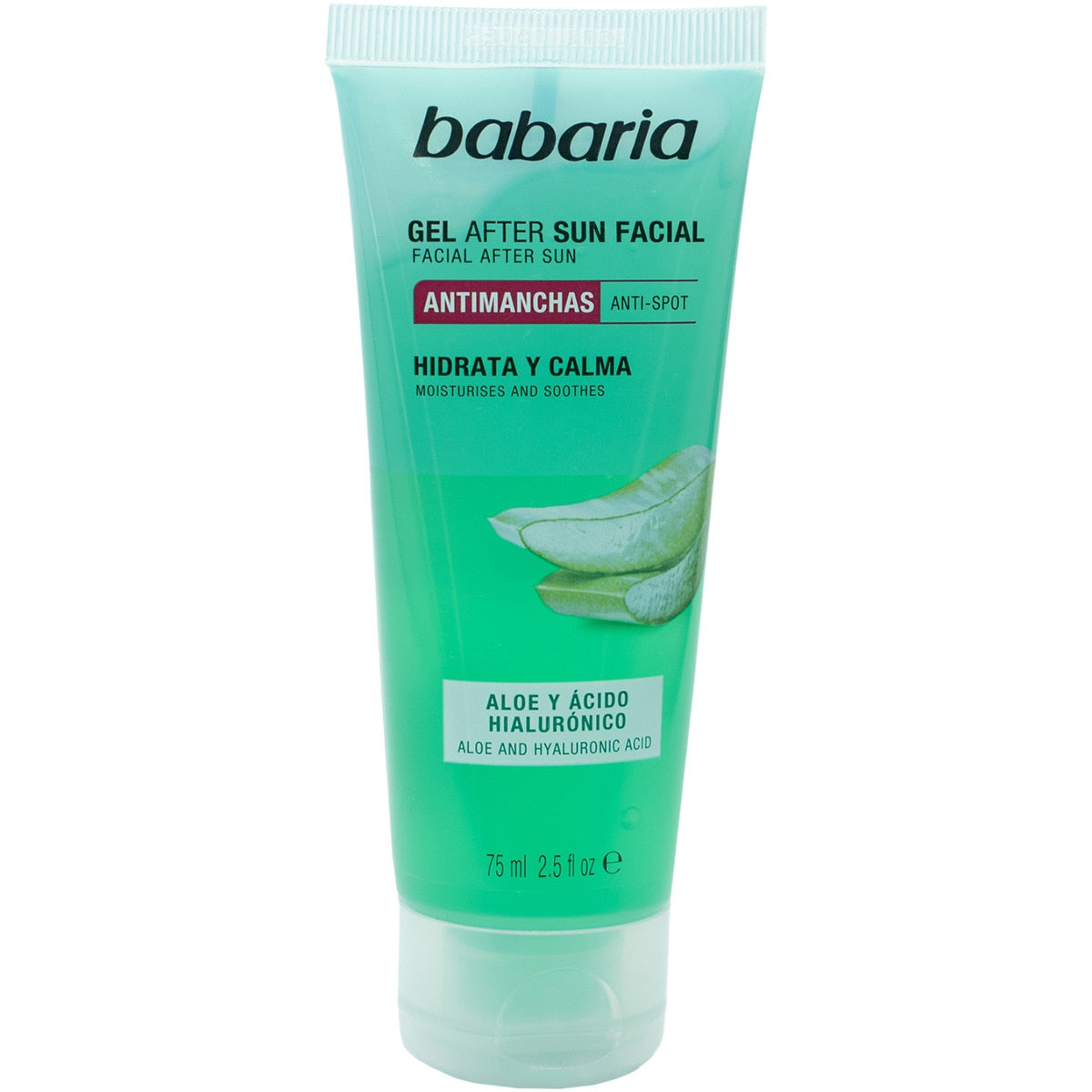 BABARIA AFTER SUN FACIAL gel aloe and hyaluronic acid 75 ml