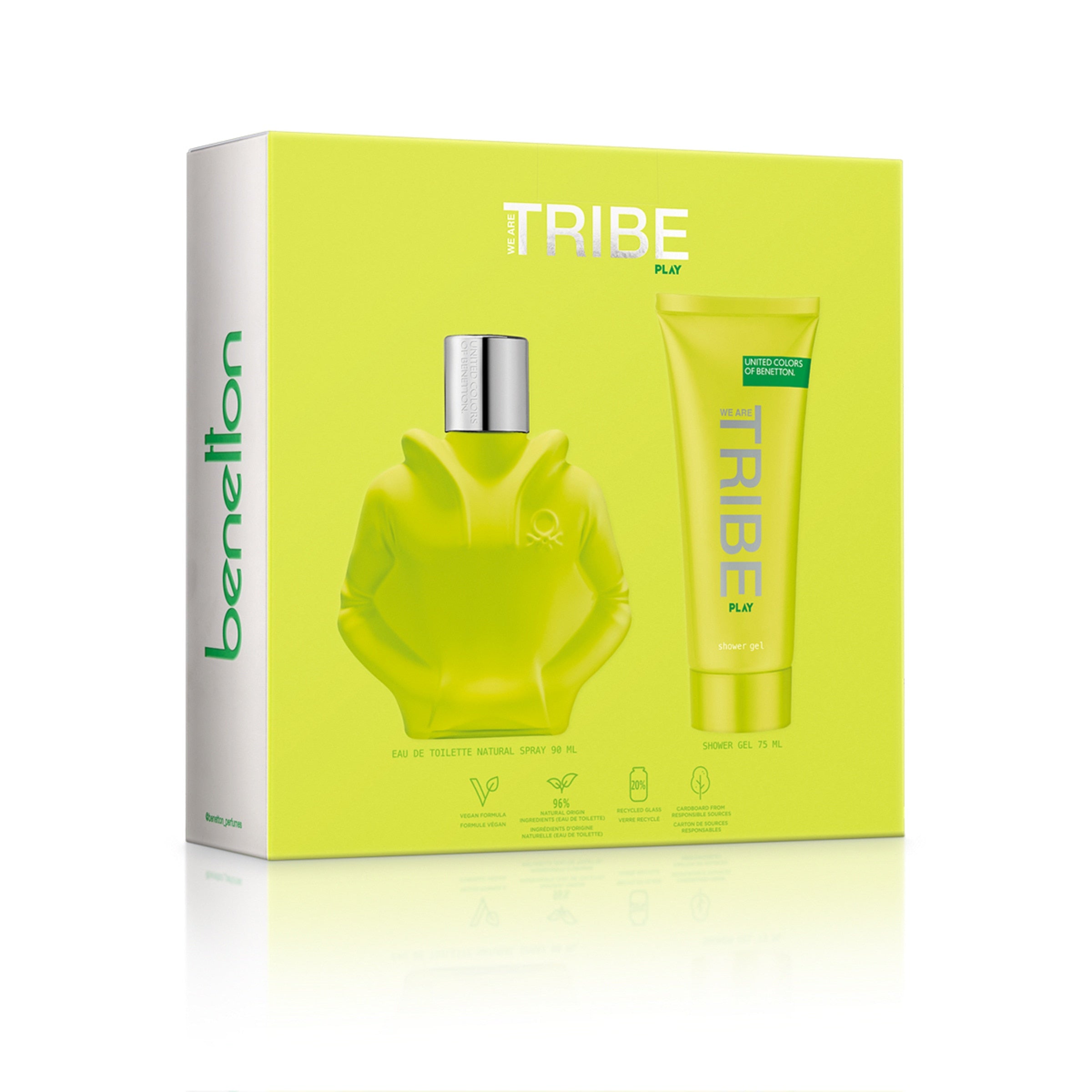 BENETTON WE ARE TRIBE PLAY UOMO ASTUCCIO 2 pz