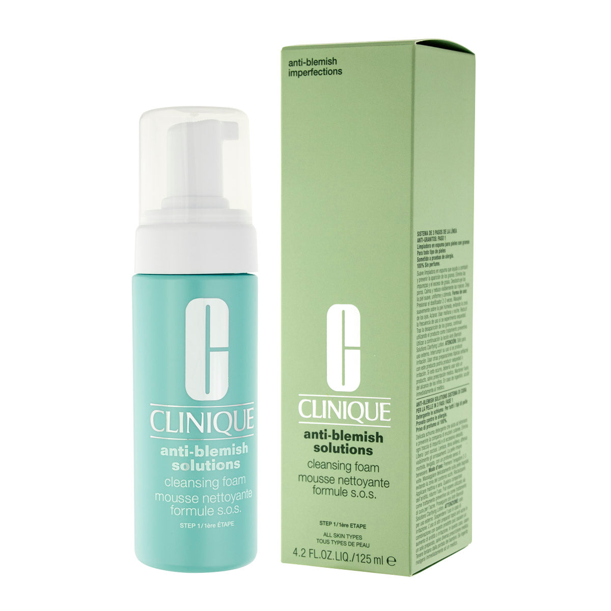 CLINIQUE ANTI-BLEMISH SOLUTIONS cleansing foam 125 ml