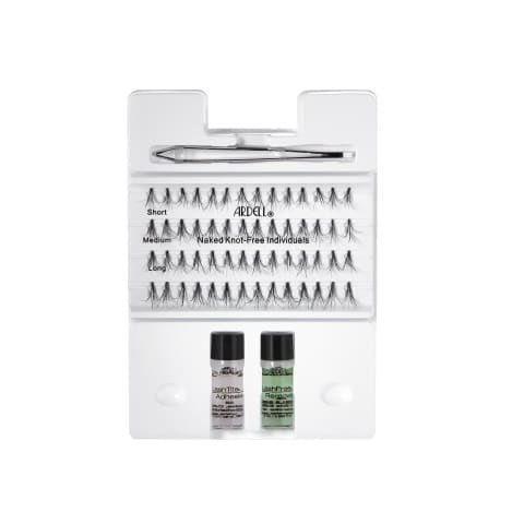 ARDELL NAKED EXTENSIONS SOFT 3D VOLUME x 56 ciglia singole senza nodi #nere 1 pz
