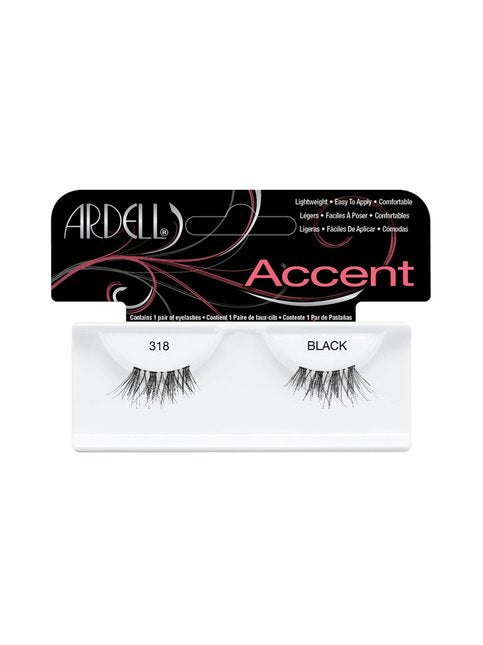 ARDELL ACCENT eyelashes #318 black 1 u