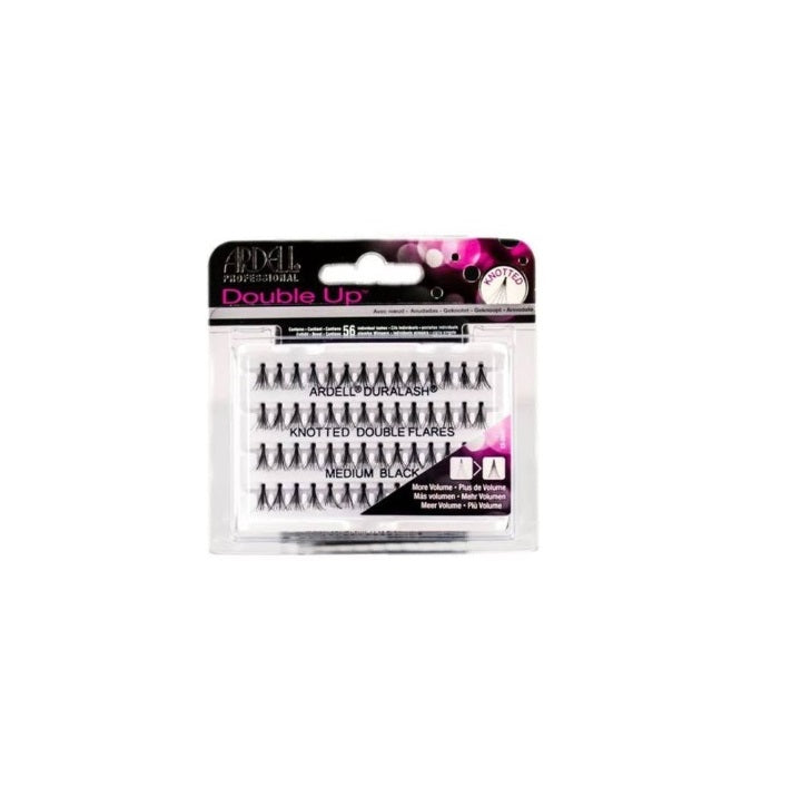 ARDELL INDIVIDUALS DOUBLE UP knotted double flares #long black 56 u