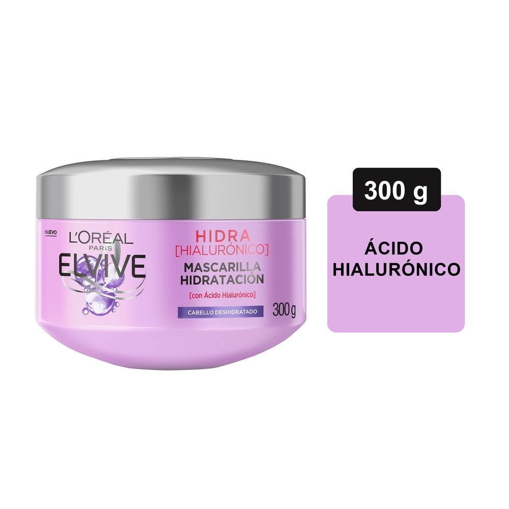 L'ORÉAL PARIS ELVIVE HYDRA HYALURONIC masque hydratation 72h 310 ml