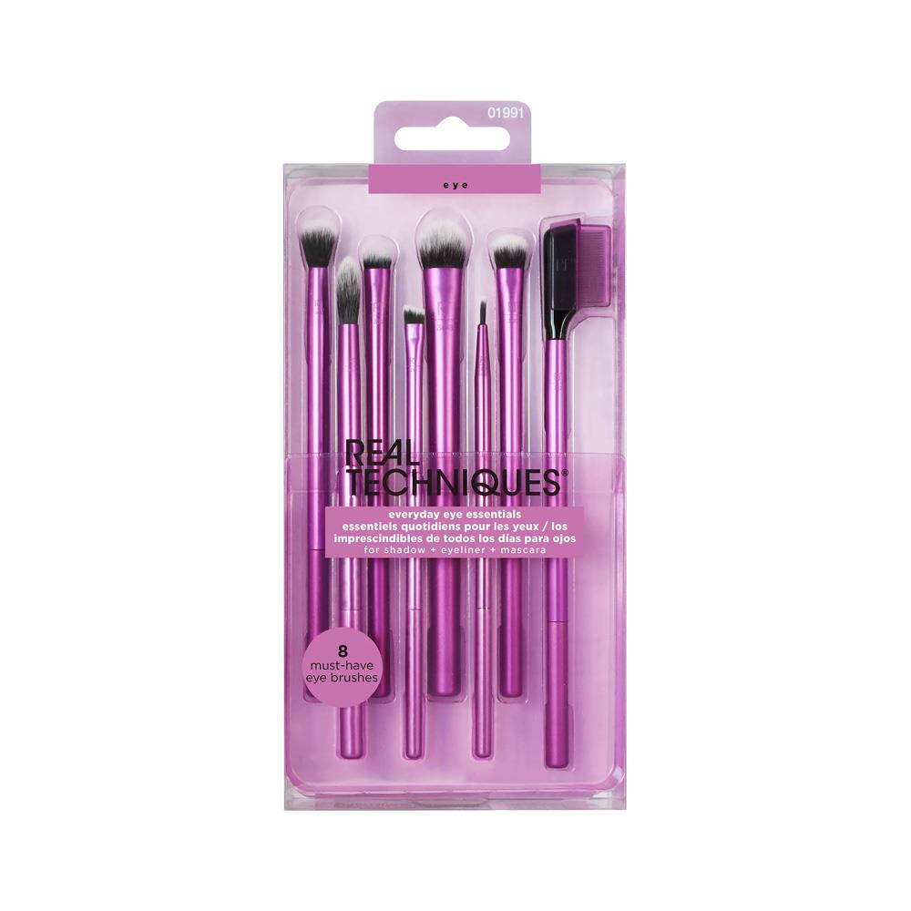 REAL TECHNIQUES EVERYDAY EYE ESSENTIALS kit 8 pcs