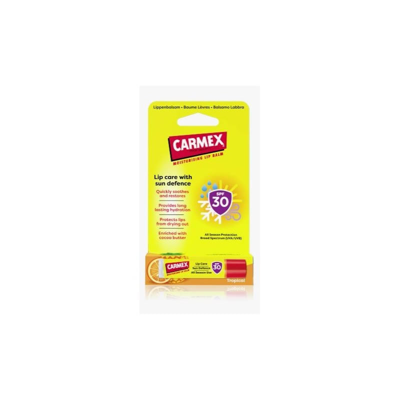 CARMEX bálsamo labial hidratante stick SPF30 1 u