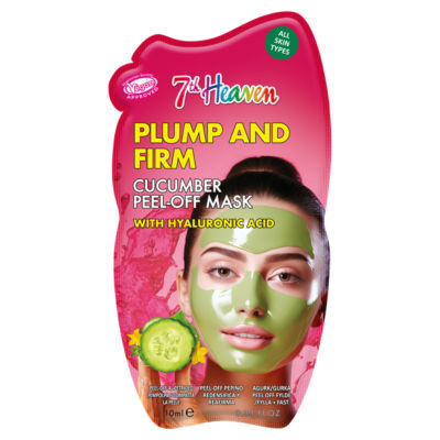 7TH HEAVEN MASQUE PEEL-OFF REPULPANT ET RAFFERMISSANT concombre à l'acide hyaluronique 10 ml