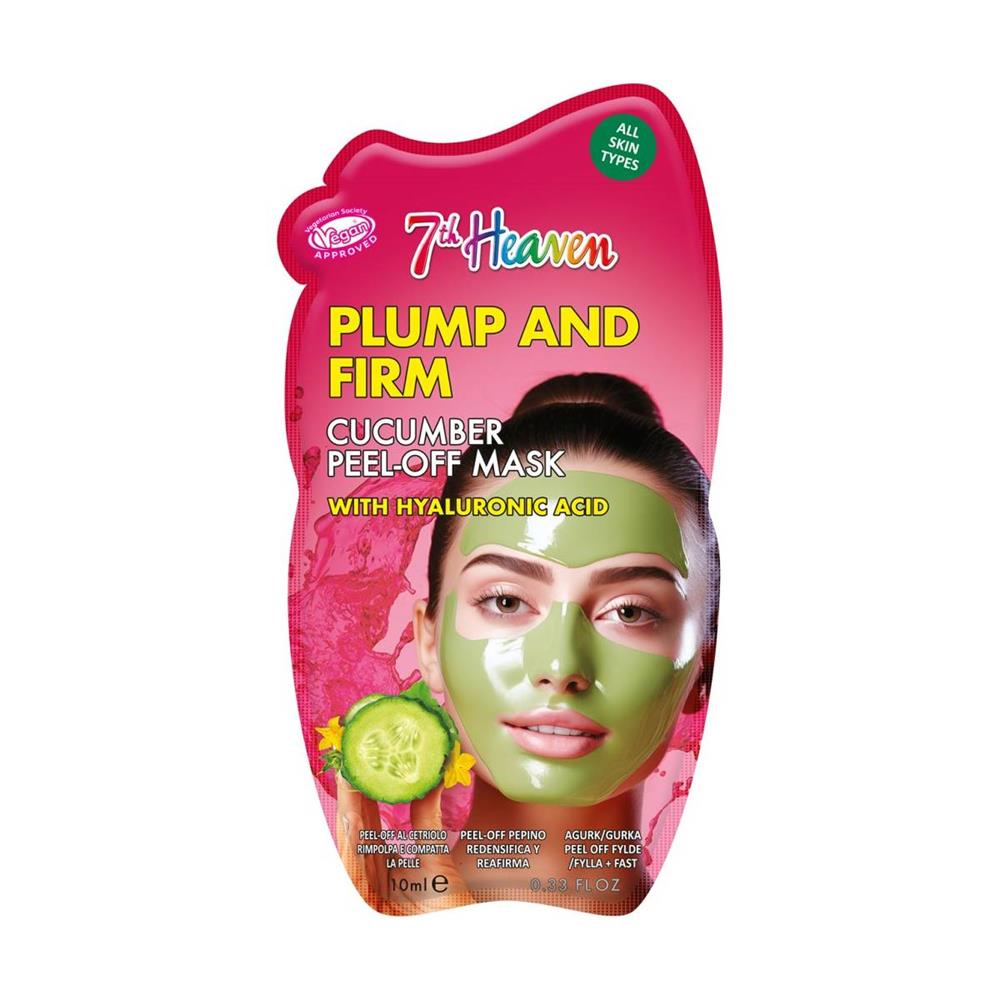 7TH HEAVEN MASQUE PEEL-OFF REPULPANT ET RAFFERMISSANT concombre à l'acide hyaluronique 10 ml