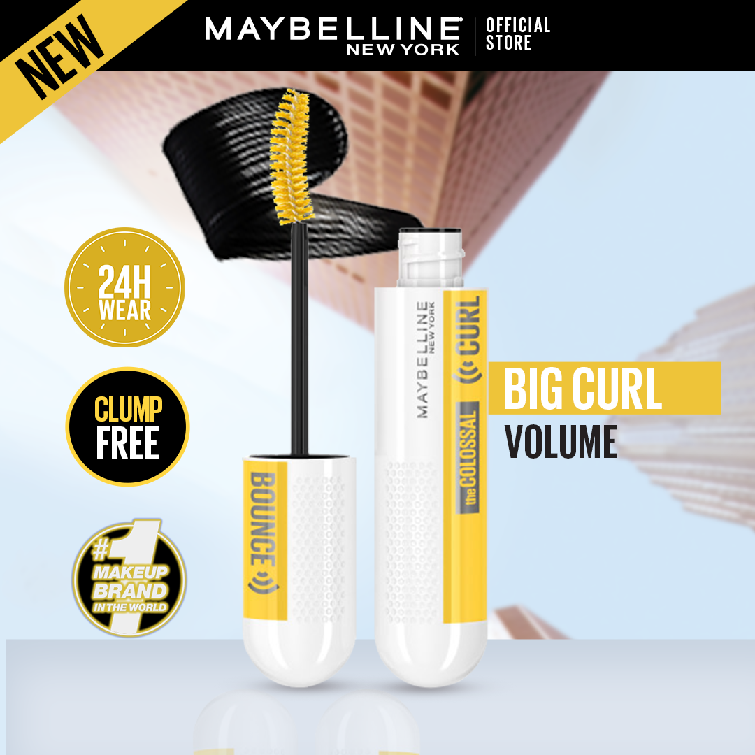 MAYBELLINE COLOSSAL CURL BOUNCE mascara #very black 1 pz