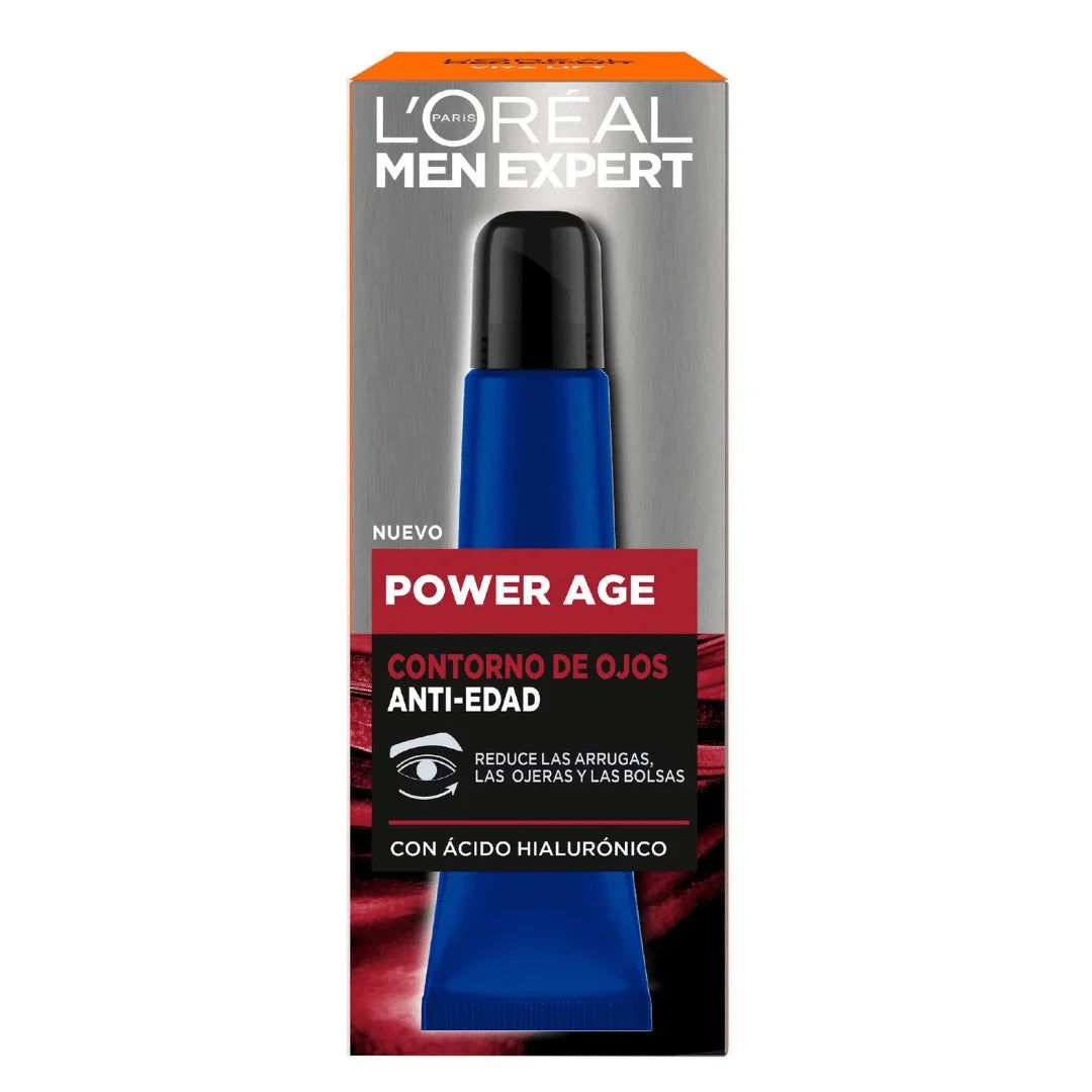 L'ORÉAL PARIS POWER AGE contorno occhi antirughe con acido ialuronico 15 ml