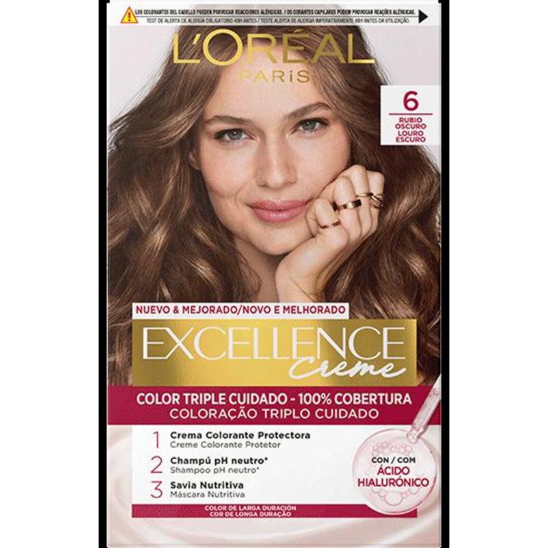 L'ORÉAL PARIS EXCELLENCE Tinta in crema #6-biondo scuro 192 ml