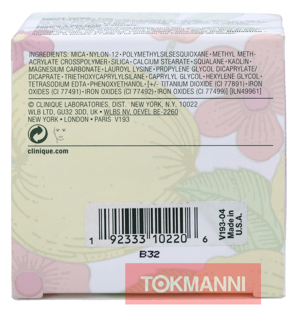 CLINIQUE CIPRIA COMPATTA #04-trasparenza 25 gr