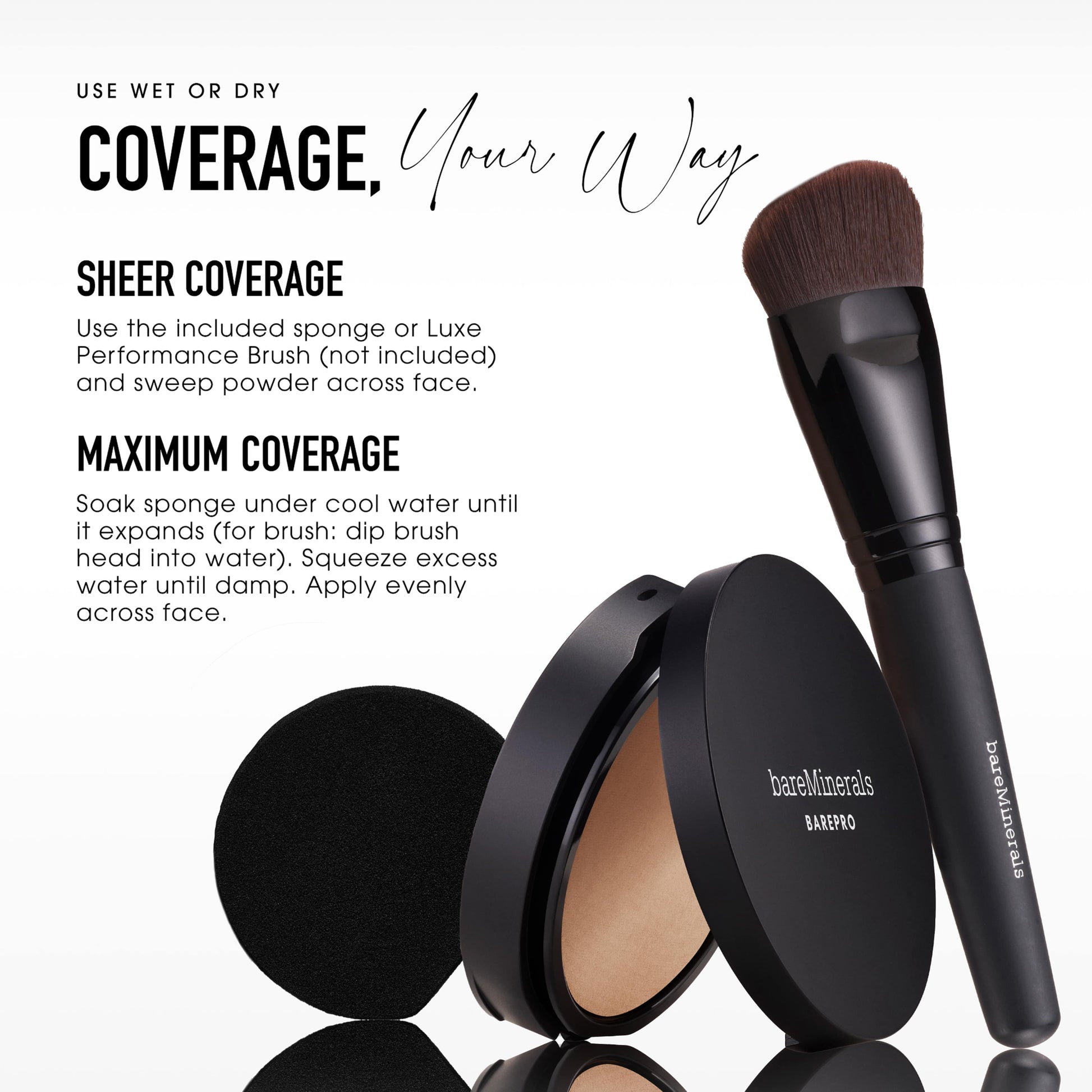 BARE MINERALS BAREPRO 24HR Skin Perfecting Powder Foundation #10 - Fair Neutral 8g