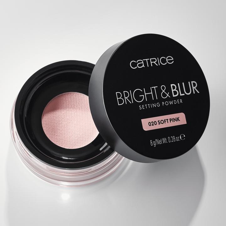 CATRICE BRIGHT & BLUR cipria fissante in polvere libera #030-Soft Peach 8 g