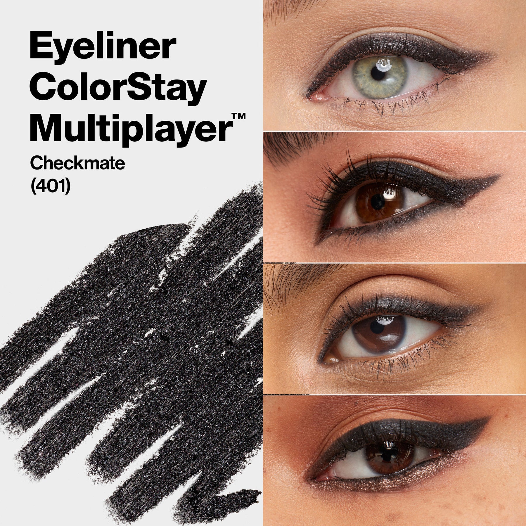 REVLON MASS MARKET COLORSTAY MULTIPLAYER eyeliner #401-Checkmate 1 unité