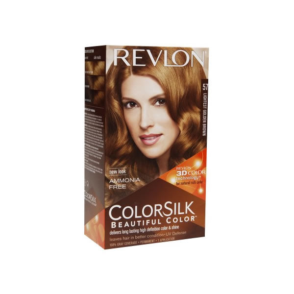 REVLON MASS MARKET COLORSILK coloration #57-châtain clair doré 1 u