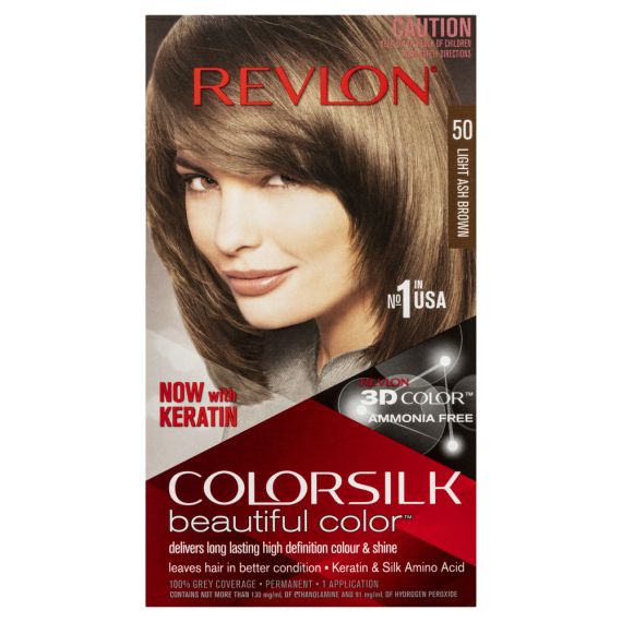 REVLON MASS MARKET COLORSILK tinta #50-castano chiaro cenere 1 pz