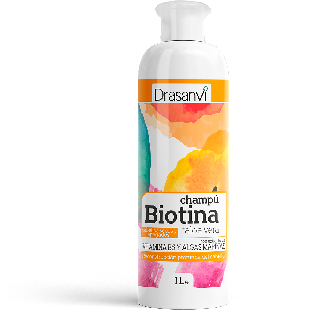 DRASANVI BIOTINA E ALOE VERA shampoo per capelli secchi e spenti 1000 ml