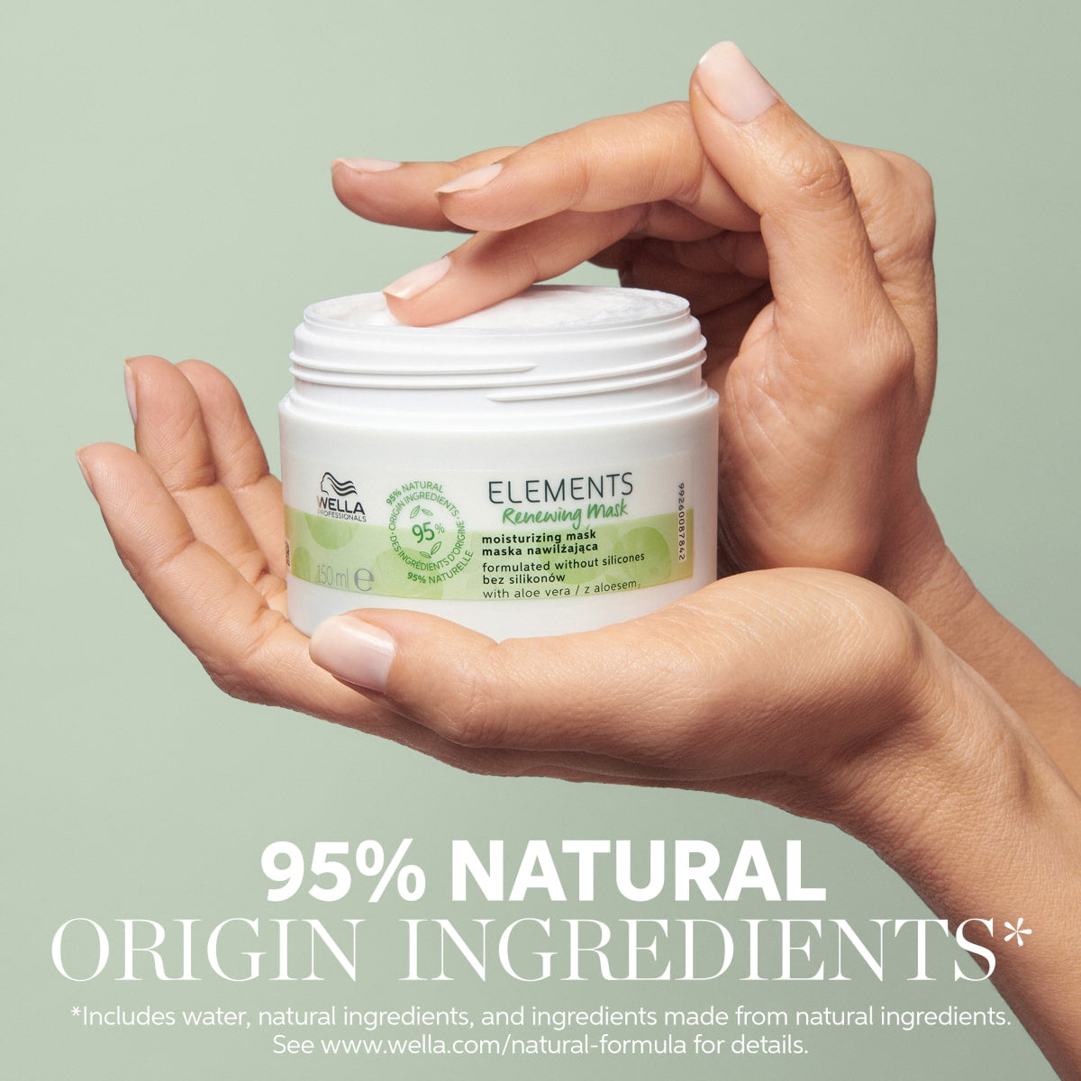 WELLA PROFESSIONALS ELEMENTS Renewing Moisturizing Mask Without Silicones All Hair Types 500 ml