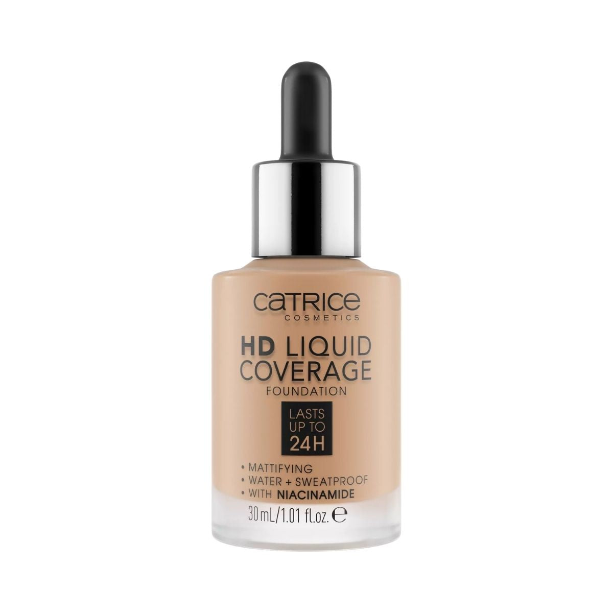 CATRICE FONDOTINTA LIQUIDO HD COVERAGE LUNGA DURATA FINO A 24 ORE #050-rosy ash 30 ml