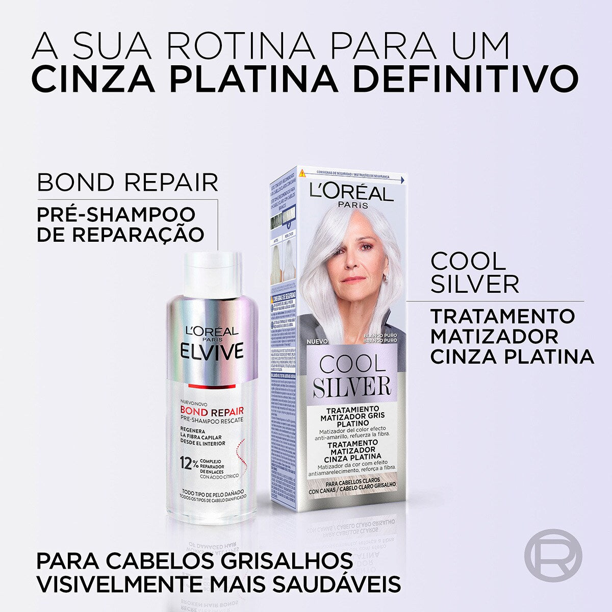 L'ORÉAL PARIS COOL SILVER Soin déjaunisseur gris platine #Silver 1 u