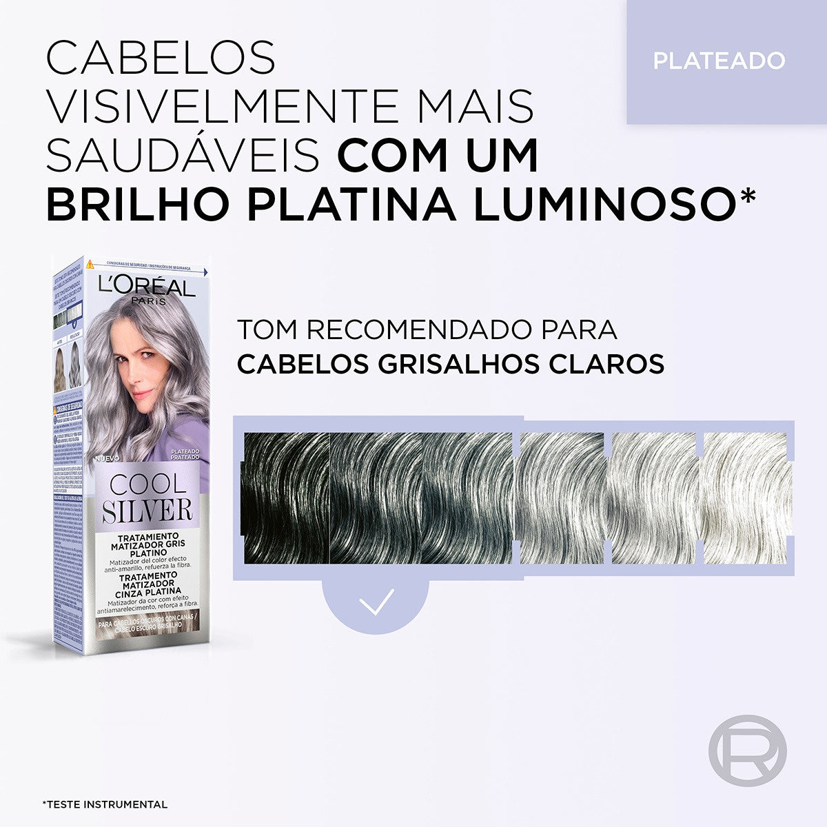 L'ORÉAL PARIS COOL SILVER Soin déjaunisseur gris platine #Silver 1 u