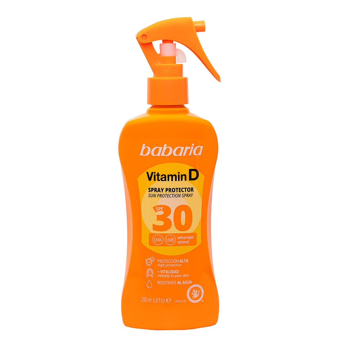 BABARIA VITAMIN D spray protector SPF30 200 ml