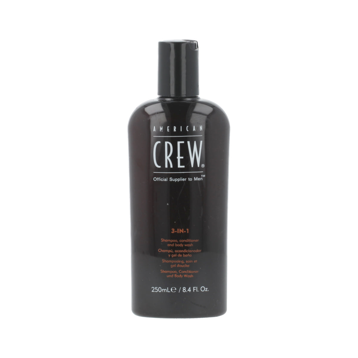 AMERICAN CREW CREW 3 EN 1 shampooing, après-shampooing et gel douche 250 ml