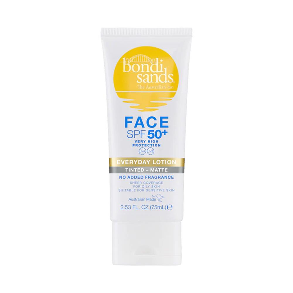 BONDI SANDS EVERYDAY Fragrance-Free Tinted Facial Lotion SPF 50+ 75ml