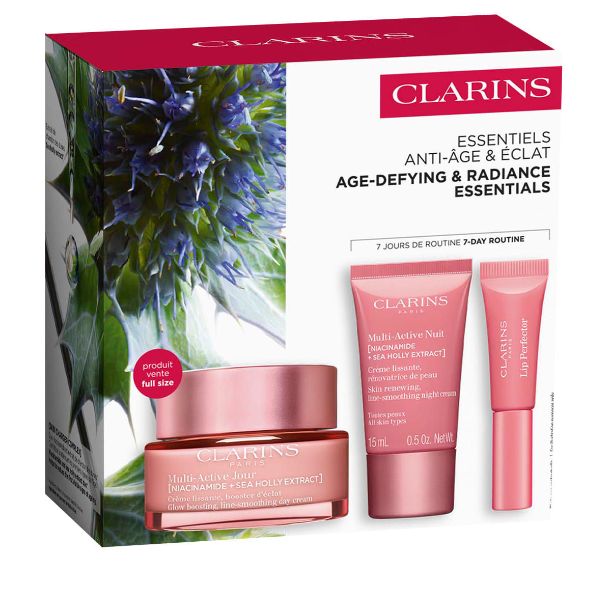CLARINS MULTI-ACTIVE CREAM FOR ALL SKIN TYPES, 3-PIECE SET