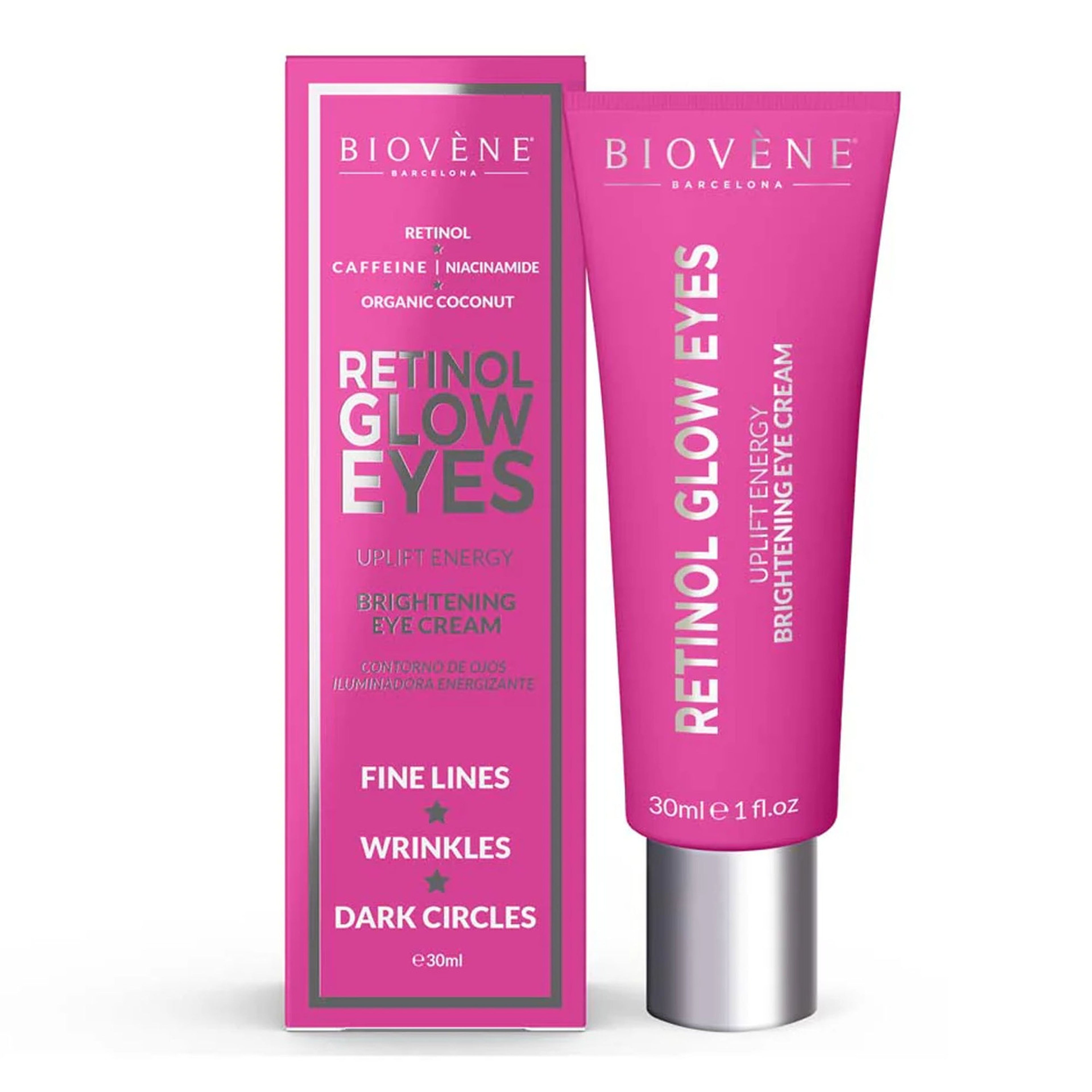 BIOVÈNE RETINOL GLOW EYES uplift energy brightening eye cream 30 ml