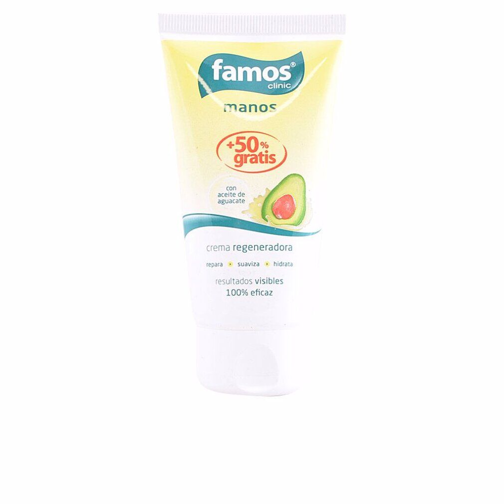 Crème mains régénérante FAMOS à l'huile d'avocat 75 ml