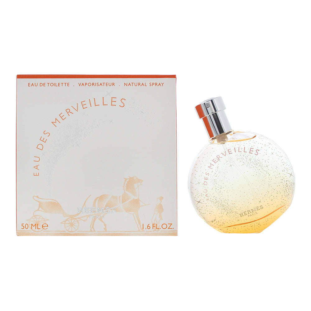 HERMÈS EAU DES MERVEILLES eau de toilette spray 50 ml